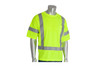 Class 3 Short Sleeve Shirt, Birdseye Mesh, Lime (S313CNTSELY)