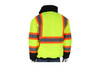 Value Two-Ton Black Bottom Bomber Jacket, Class 3, Lime (S3331745LY)