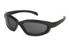 PN1 Series Safety Glasses with Gray Anti-Fog Lens, Black Safety Glasses with Closed Cell Foam Lining (STPN112AF)