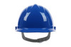 4200 Series Cap Style Hard Hat with HDPE Shell, 4-Point Polyester Suspension and Slip Ratchet Adjustment, Blue (S280CS420050)
