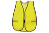 General Purpose Safety Vest, Polyester Mesh, No Stripes, Lime, One Size