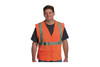 Safety Vest Class 2, Mesh, 2 Pocket, Velcro Front, Orange