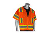 Surveyor Class 3 Vest, 11 Pockets, Mesh/Solid Blend, Orange (S3030500OR)