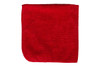 Microfiber 16"x16", Red, Dozen (JGENMFW-R)