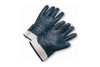 Nitrile Dipped Glove with Jersey Liner and Rough Grip on Full Hand - Safety Cuff