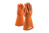 NOVAX® Class 1 Rubber Insulating Glove with Straight Cuff - 14"