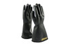 NOVAX® Class 00 Rubber Insulating Glove with Straight Cuff - 14", Black (S1500014)