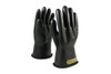  NOVAX® Class 00 Rubber Insulating Glove with Straight Cuff - 11", Black