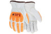 Leather Drivers Glove, Cut Level A5, Goatskin Leather with Kevlar Liner, TPR Back of Hand Protection (SGL36136KDP) Leather Drivers Glove, Cut Level A5, Goatskin Leather with Kevlar Liner, TPR Back of Hand Protection (SGL36136KDP)