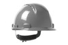 Logan™ Short Brim, Vented, Cap Style Hard Hat with HDPE Shell, 4-Point Textile Suspension and Wheel Ratchet Adjustment, Gray (S280HP1141RSPV09)