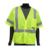 Class 3 Mesh Vest, 3 Pockets, Velcro Front