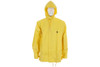 Hydroblast .28mm PVC / Nylon / PVC Rain Jacket 1 Piece Hydroblasting Rain Jacket Drawstring Waist and Attached Hood (S390JH)