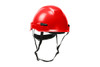 Rocky™ Nylon Suspension Industrial Climbing Helmet with Polycarbonate / ABS Shell, Wheel Ratchet Adjustment and 4-Point Chin Strap, Red (S280HP141R15)