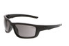 Tier1 Tactical Safety Glasses with Gray Lens MAX6® Superior Anti-Fog Lens Coating Matt Black Frame and Temple Color