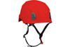 Traverse™ Industrial Climbing Helmet with Mips® Technology, ABS Shell, EPS Foam Impact Liner, HDPE Suspension, Wheel Ratchet Adjustment and 4-Point Chin Strap, Red