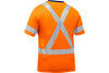 Bisley® Class 3 X-Back Short Sleeve Shirt, Orange (S313M1118XO)