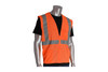 Class 2 Two Pocket Zipper Mesh Vest, Orage (S3020702ZOR)