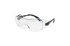OverSite™ OTG Rimless Safety Glasses with Black / Gray Temple, Clear Lens and Anti-Fog / Anti-Scratch Coating (S250980020)