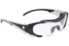 HL1 Series Safety Glasses Clear UV-AF Anti-Fog Lens Non-Slip TPR Temples and Nose Piece Extended Brow Guard (STHL110AF)
