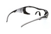HL1 Series Safety Glasses Clear UV-AF Anti-Fog Lens Non-Slip TPR Temples and Nose Piece Extended Brow Guard