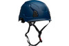 Traverse™ Industrial Climbing Helmet, Type II, Non-MIPS, ABS Shell, EPS Liner, HDPE Suspension, Wheel Ratchet Adjustment, with 4-Point Chin Strap, Navy (S280HP1491R08)
