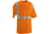 Reflective Apparel™ Class 2 UPF 35 Short Sleeve Shirt, Moisture Wicking, Orange, X Back (S102SXOR)