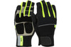 3-pack, Hi-Vis Yeti Thermal Glove with Synthetic Leather Palm and Fleece Lining - Waterproof Insert