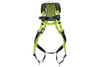 Miller® H500 Industrial Comfort Full-Body Harness with 5 Points of Adjustment, Back D-Ring and Quick-Connect Chest & Leg Buckles (SH5IC22100)