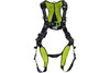 Miller® H700 Premium Full-Body Harness with Lightweight Aluminum Hardware, 5 Points of Adjustment, Back/Front D-Rings and Quick-Connect Chest & Leg Buckles (SH7IC2A)
