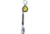 Miller® TurboLite™+ Order Picker Single Web Personal Fall Limiter, Polyester/Vectran® composite webbing with Steel Locking swivel Snap Hook. Designed for lateral movement and reliable performance in order-picking environments. (SMTLOHS157)