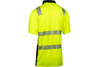 EcoChill Class 2 Polo Shirt with Coolmax® Technology and Black Bottom, Lime