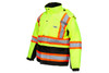 Double Insulated rip stop Polyester/PU material, ANSI Class 3, CSA Z96 Class 2, Level 2, Jacket w/detachable hood, Zip out inner fleece liner, protects in temperatures as low as -27° F (SVT38JH) Double Insulated rip stop Polyester/PU material, ANSI Class 3, CSA Z96 Class 2, Level 2, Jacket w/detachable hood, Zip out inner fleece liner, protects in temperatures as low as -27° F (SVT38JH)