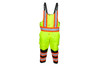 Insulated rip stop polyester/PU material, ANSI Class E Bib pant w/reach through pockets, back pockets, and thigh pocket. Easy release suspenders. Protects in temperatures as low as -27° F (SVT38BP)