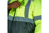 Luminator™, Two tone value bomber jacket, Class 3, insulated rain jacket, fluorescent lime/black, silver reflective stripes, (SVBBCL3L) Luminator™, Two tone value bomber jacket, Class 3, insulated rain jacket, fluorescent lime/black, silver reflective stripes, (SVBBCL3L)