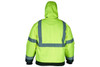 Luminator™, Two tone value bomber jacket, Class 3, insulated rain jacket, fluorescent lime/black, silver reflective stripes, (SVBBCL3L) Luminator™, Two tone value bomber jacket, Class 3, insulated rain jacket, fluorescent lime/black, silver reflective stripes, (SVBBCL3L)
