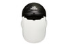 "XO Skeleton" Headgear, Clear 1 pc molded face shield, MAX6™ Premium Anti-Fog Coating (S104PF)