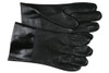 Double Dip Sandy Black PVC, 10" Industry Standard, Jersey Lined, Guantlet Cuff (SGSS6510SJ)