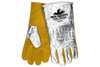 Welding Glove, Premium Brown Side Leather, Aluminized Back (SGL4620A)