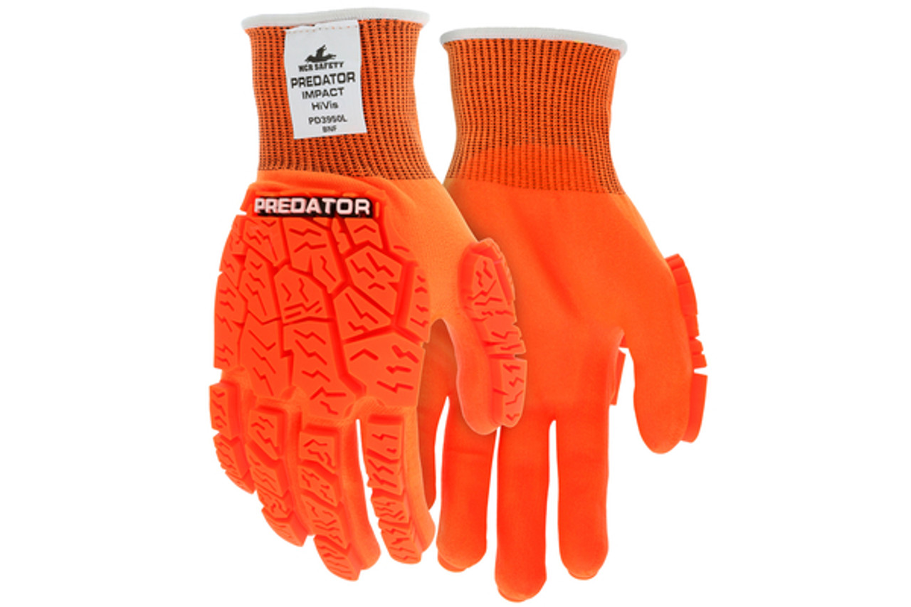 Hi Vis Impact Resistant Work Glove