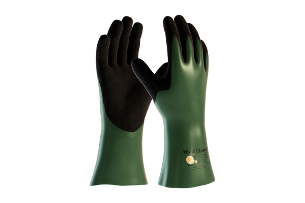 MaxiChem® Cut™ A2 Nitrile Blend Coated Glove with HPPE Liner and Non-Slip  Grip on Palm & Fingers - 12 Length - Y-pers, Inc.