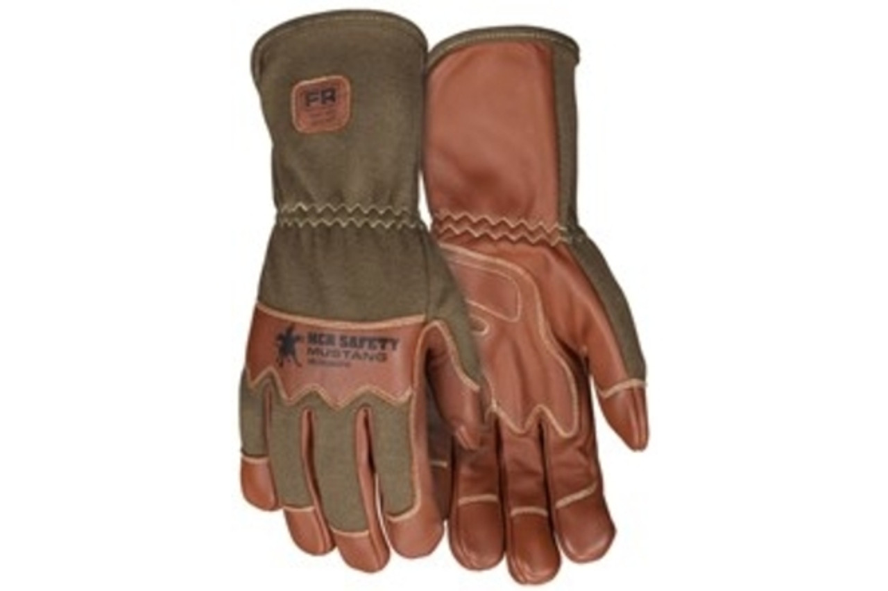 mustang leather work gloves