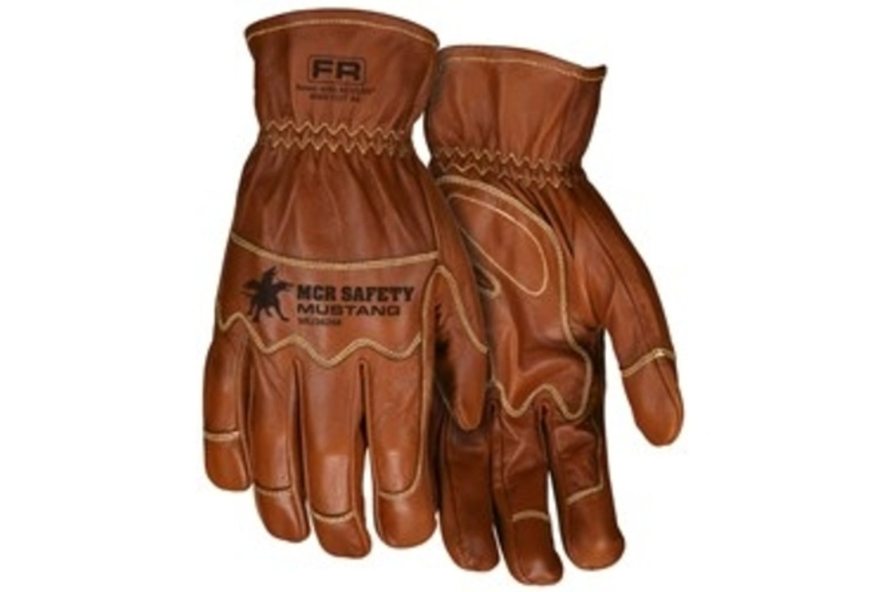 mustang leather work gloves