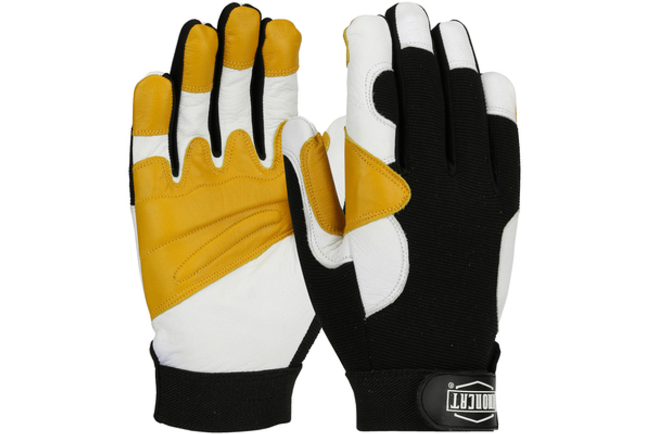 Grain Goatskin Mechanics Glove w/Padded Palm