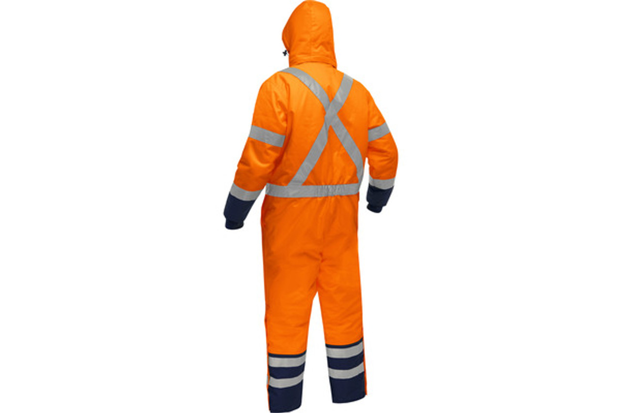 Overalls Orange Overall Boiler Suit, For Safety, Size: Free Size