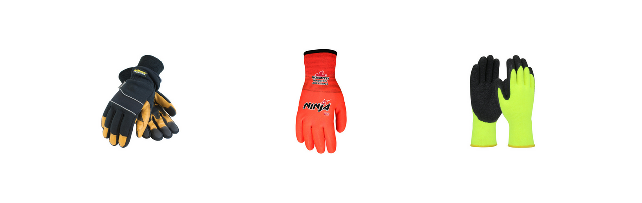 Ice Gripter - High-Visibility Etched Latex Rubber-Dipped Palm Glove Size  9(L) 12 Pair, #300INT-9(L)