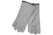 Leather Welding Work Gloves, Economy, Cotton Lined Wing Thumb (SGL4150B)