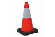 3-lb 18" Safety Cone, 6" Reflector (SVIZ16018HIWB3) 3-lb 18" Safety Cone, 6" Reflector (SVIZ16018HIWB3)