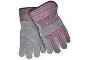 Split Leather Palm Work Gloves, C Grade Leather, 2.5" Cuff (SGL1455N)
