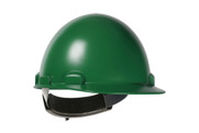 Stromboli™ Cap Style Smooth Dome Hard Hat with ABS/Polycarbonate Shell, 4-Point Textile Suspension and Wheel-Ratchet Adjustment, Green (S280HP841R04)