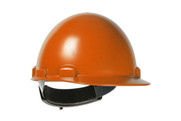 Stromboli™ Cap Style Smooth Dome Hard Hat with ABS/Polycarbonate Shell, 4-Point Textile Suspension and Wheel-Ratchet Adjustment, Orange (S280HP841R03)